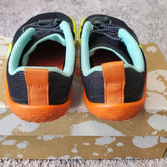 Vivo barefoot Kids Shoes - Black and Yellow, Orange, Blue. Size 10 Toddler. - Picture 3 of 5